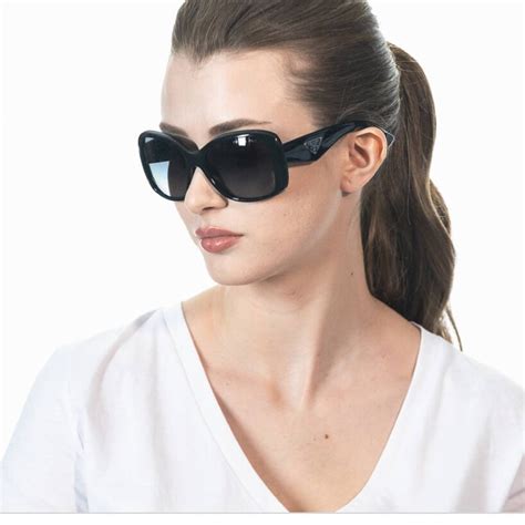 prada pr32ps triangle polarized 1ab5w1|Prada Butterfly Grey Triangle Polarized Sunglasses PR.